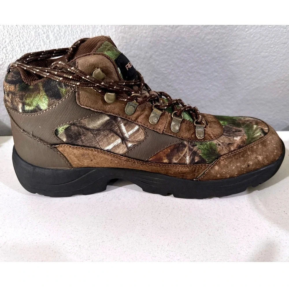 Realtree Camo‎ Hiking Hunting Boots Men's 11 Brown Leather Camouflage Gorcorp